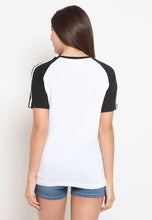 Load image into Gallery viewer, Raglan Stripe White