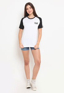 Raglan Stripe White