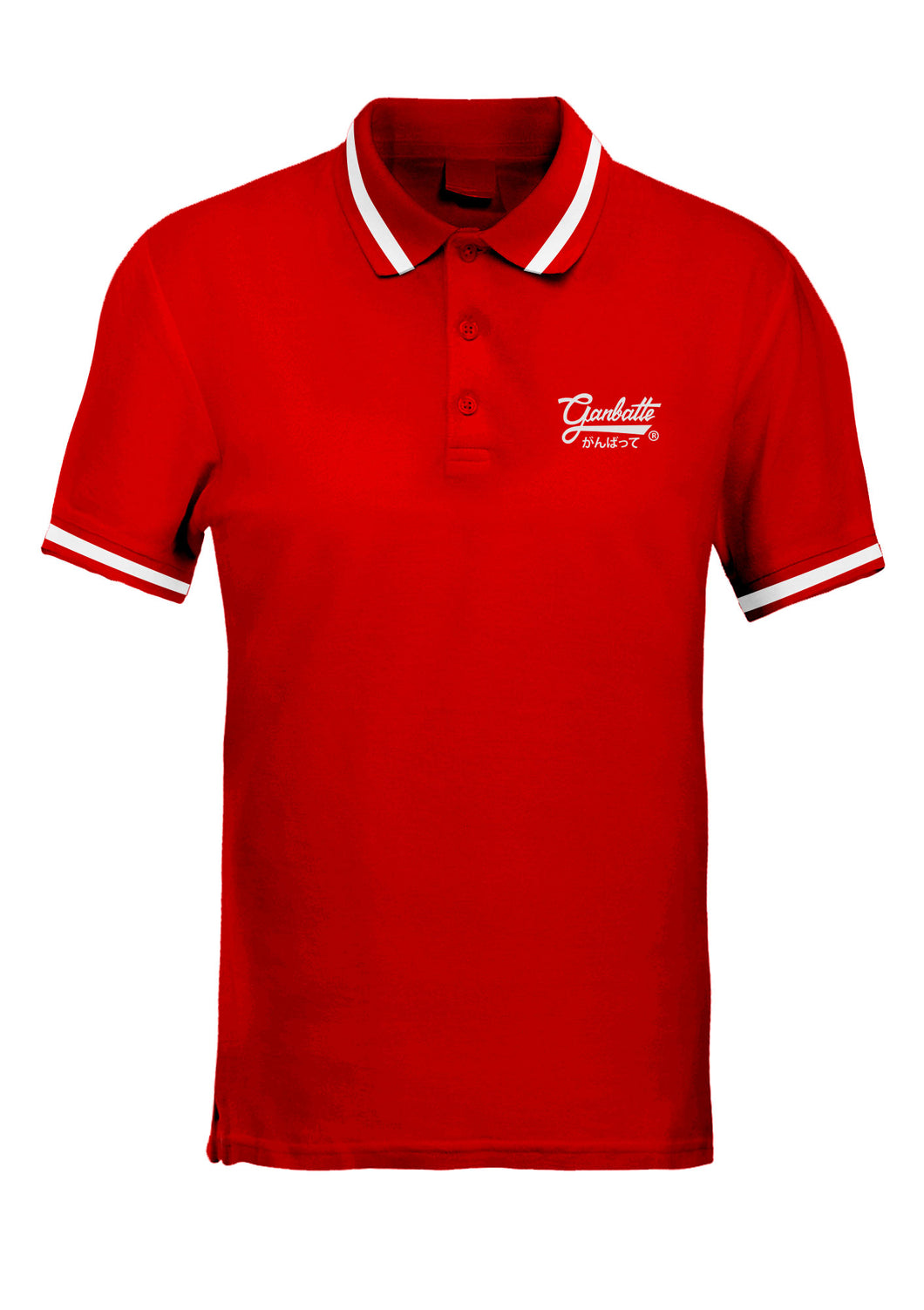 Red Ganbatte Polo