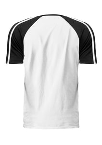 Raglan Stripe White