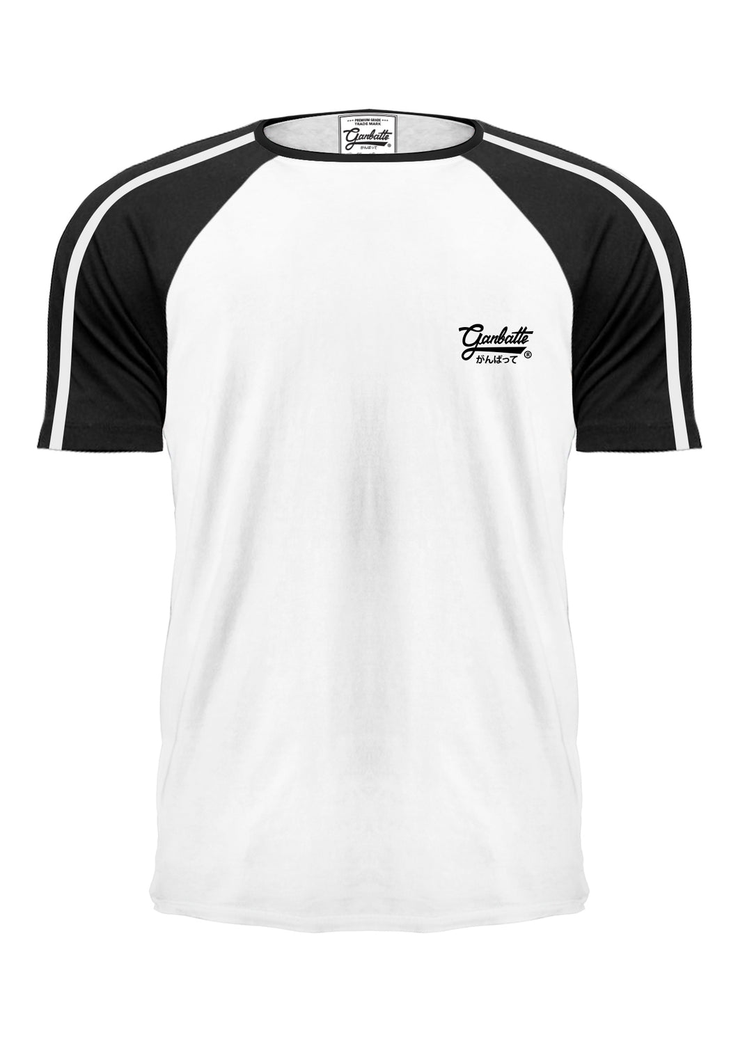 Raglan Stripe White